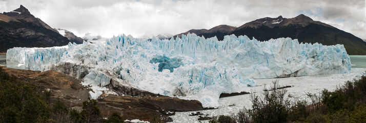 Panoramic of Perito Moreno