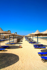 umbrellas on the beach