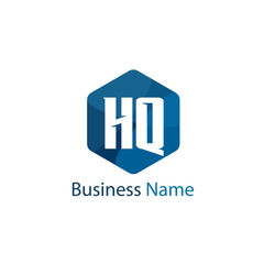 Initial Letter HQ Logo Template Design