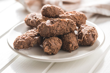 Fototapeta premium The chocolate pralines.