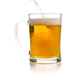 Glass of beer.