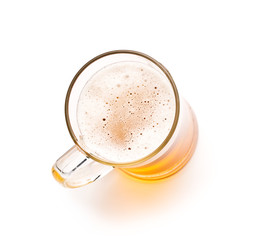 Glass of beer.