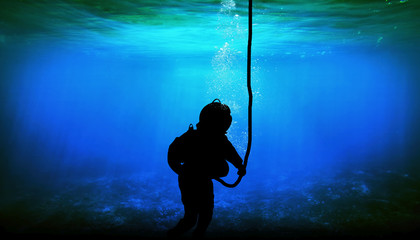 underwater diver
