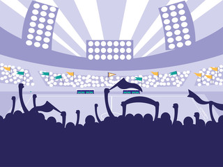 football soccer stadium scene © djvstock