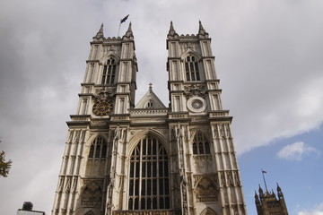 Fototapeta na wymiar Abbaye de Westminster à Londres