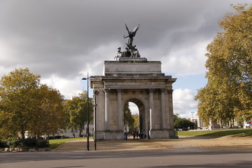 Fototapeta na wymiar Arc de Wellington à Londres