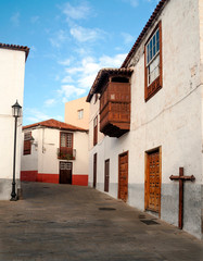 Street of San Juan De la Rambla in Tenerife