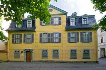 Das Schillerhaus in Weimar, Thüringen, Deutschland 