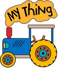 Blue Tractor My Thing