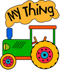 Green Tractor My Thing