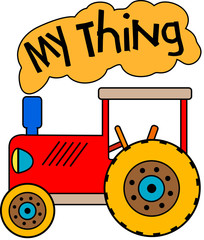 Red tractor my thing