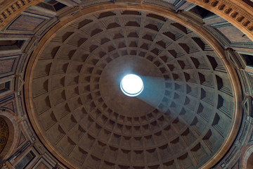 Pantheon ceiling dome