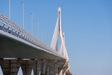 The Constitution Bridge of 1812 is a cable-stayed bridge that crosses the Bay of Cádiz, giving access to Cádiz from the mainland, being the third access to the city