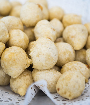 Frittelle con le alghe - Zeppole