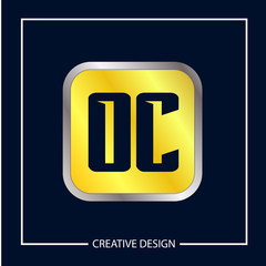 Initial Letter OC Logo Template Design