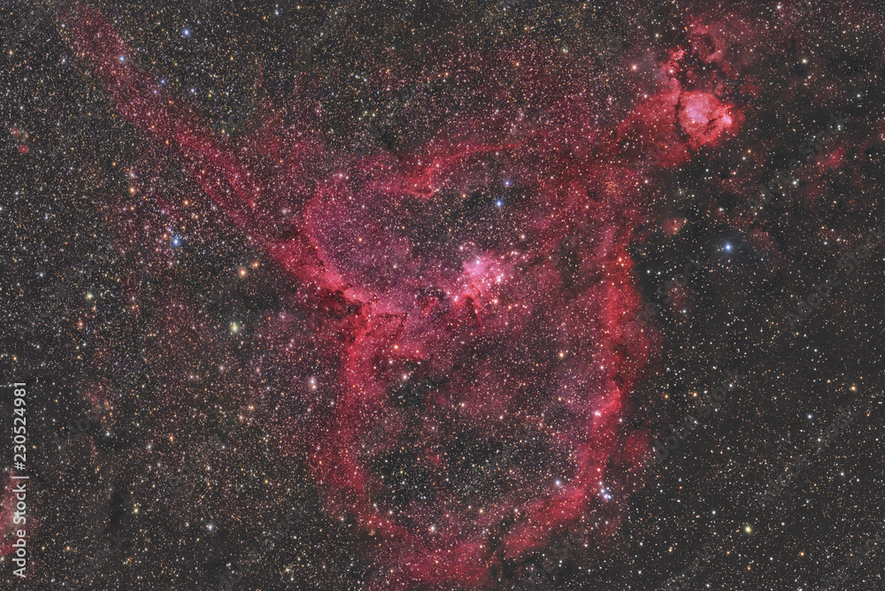 Canvas Prints imaged with a telescope and a scientific ccd camera