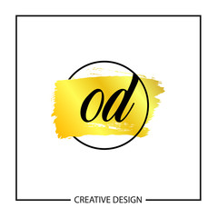 Initial Letter OD Logo Template Design