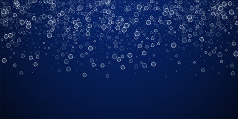 Soap bubbles abstract background. Blowing bubbles 