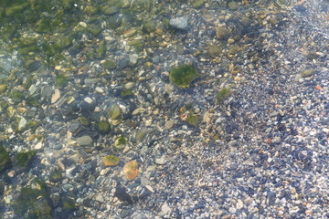 stones in water