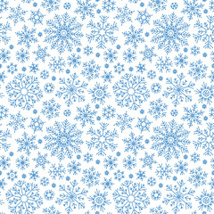 Christmas seamless doodle pattern