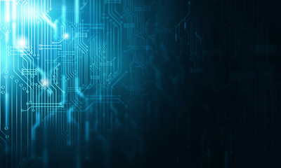 Circuit chip concept background