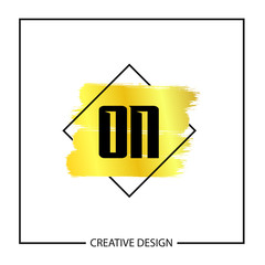 Initial Letter ON Logo Template Design