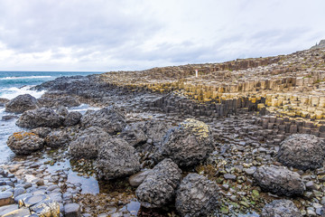 Giants causeway in autumn, Northern Ireland