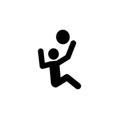 paralympic, volleyball icon. Element of disabled human in sport icon for mobile concept and web apps. Detailed paralympic, volleyball icon can be used for web and mobile