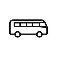 Bus vector icon. Auto bus,transport symbol.