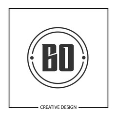 Initial Letter BO Logo Template Design