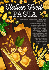 Pasta, spaghetti, penne and macaroni vector
