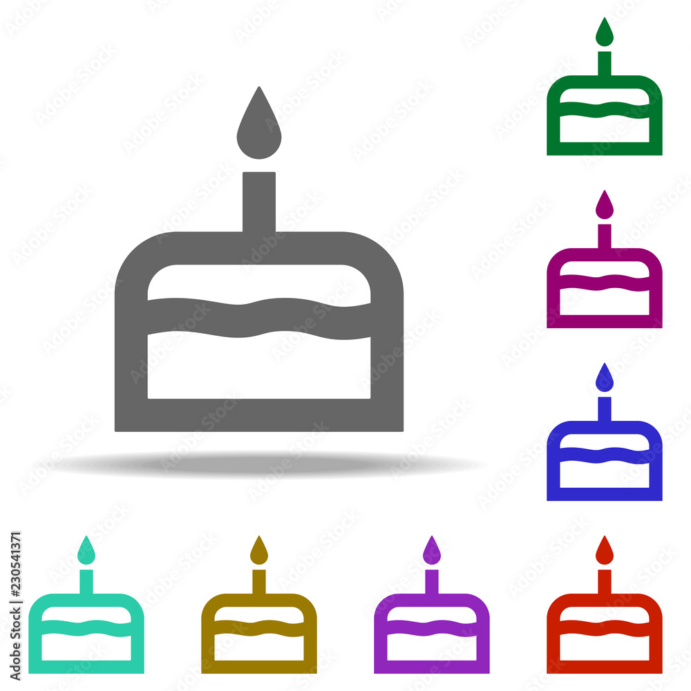 Poster cake icon. elements of web in multi color style icons. simple icon for websites, web design, mobile 