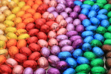 Chocolate easter eggs