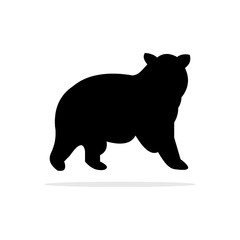 bear icon. Vector concept illustration for design.