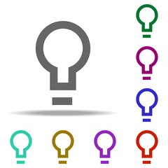 lamp icon. Elements of web in multi color style icons. Simple icon for websites, web design, mobile app, info graphics