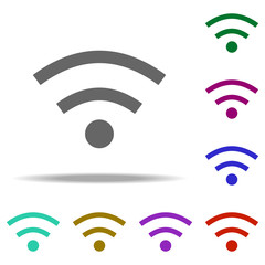 Wi-Fi icon. Elements of web in multi color style icons. Simple icon for websites, web design, mobile app, info graphics