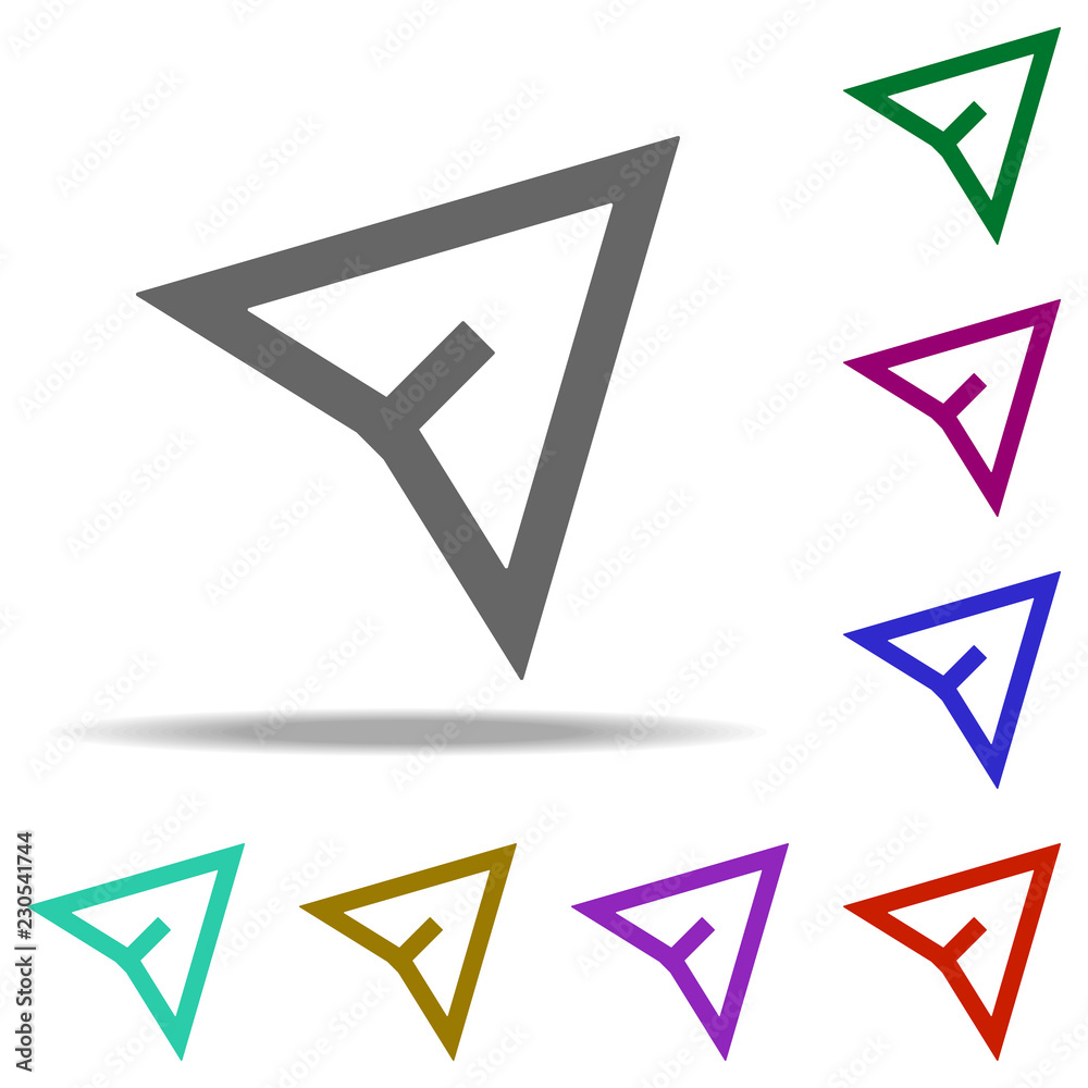 Poster cursor icon. Elements of web in multi color style icons. Simple icon for websites, web design, mobile app, info graphics