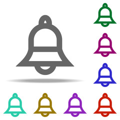 bell icon. Elements of web in multi color style icons. Simple icon for websites, web design, mobile app, info graphics