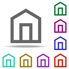 house icon. Elements of web in multi color style icons. Simple icon for websites, web design, mobile app, info graphics