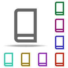 book icon. Elements of web in multi color style icons. Simple icon for websites, web design, mobile app, info graphics