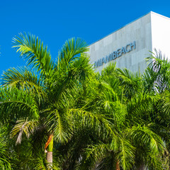 Naklejka premium Miami Beach Cityscape