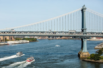 Manhattan Bridge from Brooklyn Bridge 2016 Summer