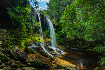 Fototapeta premium Smooth waterfall 