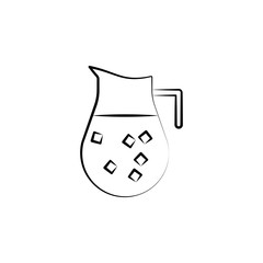 Cold tea icon. Element of tea icon for mobile concept and web apps. Hand drawn Cold tea icon can be used for web and mobile