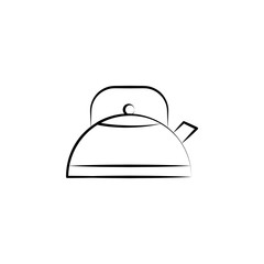 Teapot icon. Element of tea icon for mobile concept and web apps. Hand drawn Teapot icon can be used for web and mobile