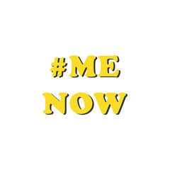 hashtag me now sticker icon. Element of photo stickers icon for mobile concept and web apps. Sticker hashtag me now icon can be used for web and mobile