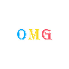 Oh my God, expression sticker icon. Element of photo stickers icon for mobile concept and web apps. Sticker Oh my God, expression icon can be used for web and mobile