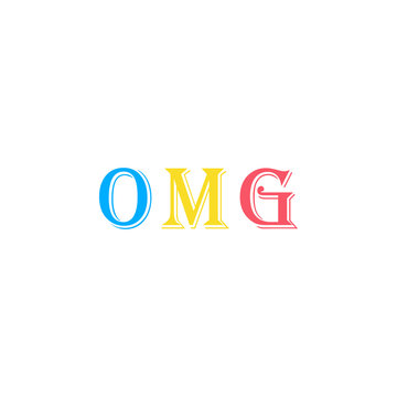 Oh My God, Expression Sticker Icon. Element Of Photo Stickers Icon For Mobile Concept And Web Apps. Sticker Oh My God, Expression Icon Can Be Used For Web And Mobile