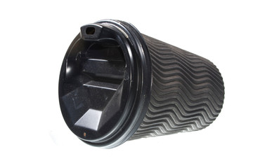 disposable glass isolated on white background