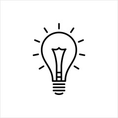 Bulb Icon, Idea Icon, Lamp Icon